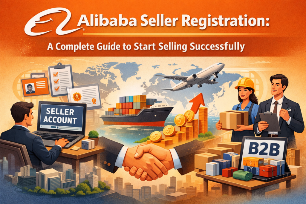 Alibaba seller dashboard setup for global B2B selling