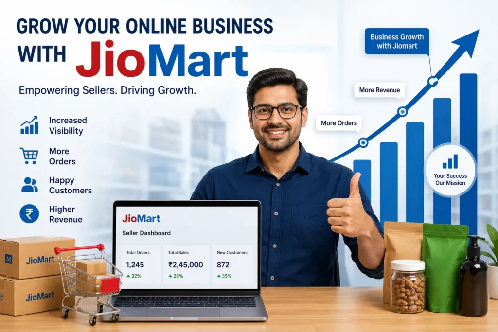 Jiomart seller growth services for online business