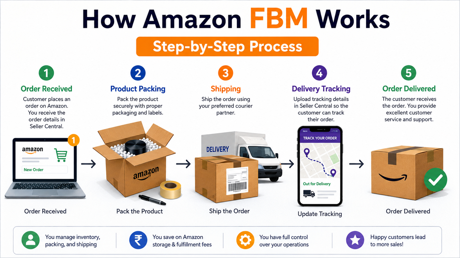 How Amazon FBM Works – Detailed Amazon FBM Guide for Sellers