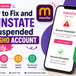 meesho account reinstate