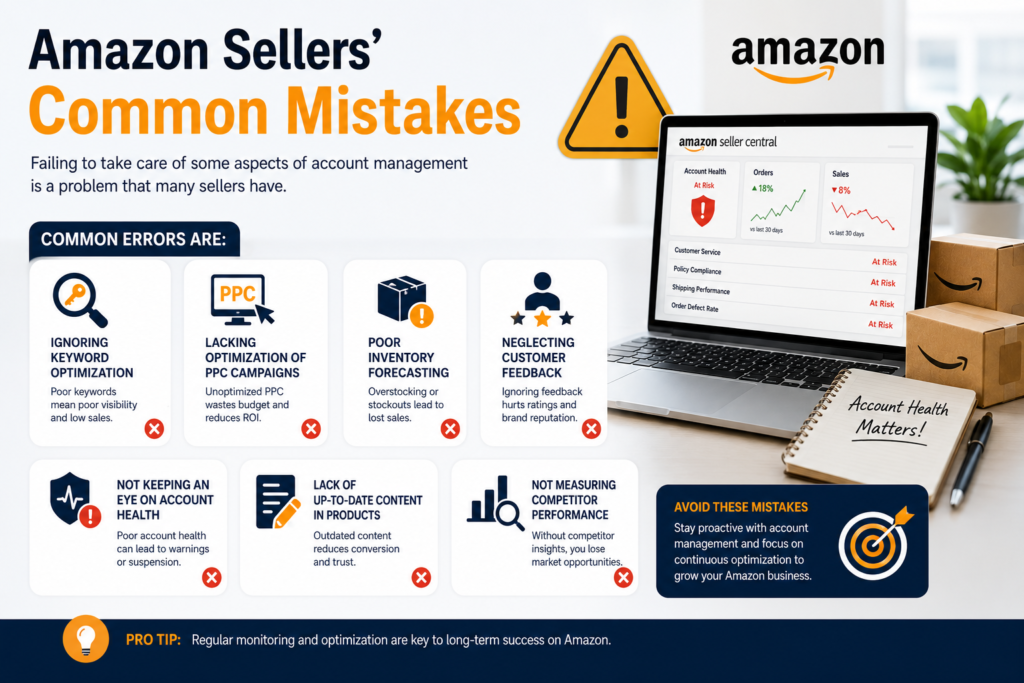 Amazon Sellers' Common Mistakes