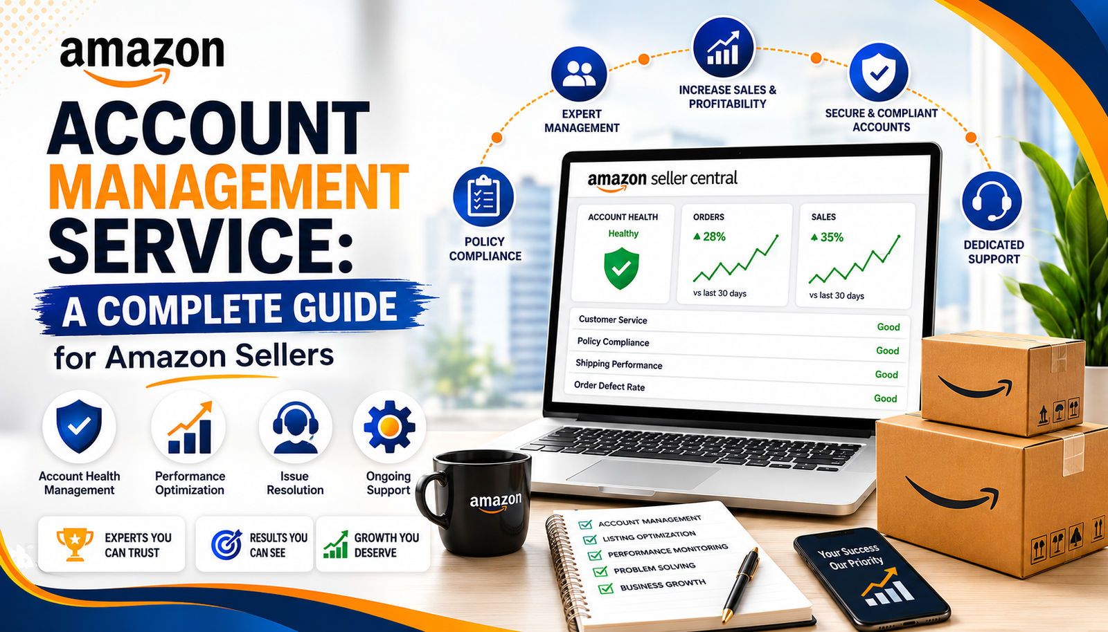 Amazon Account Management Service: A Complete Guide for Amazon Sellers 
