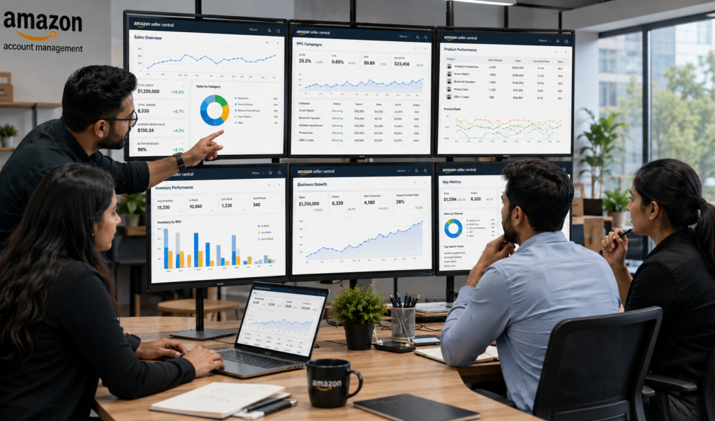  Amazon seller account management services.
