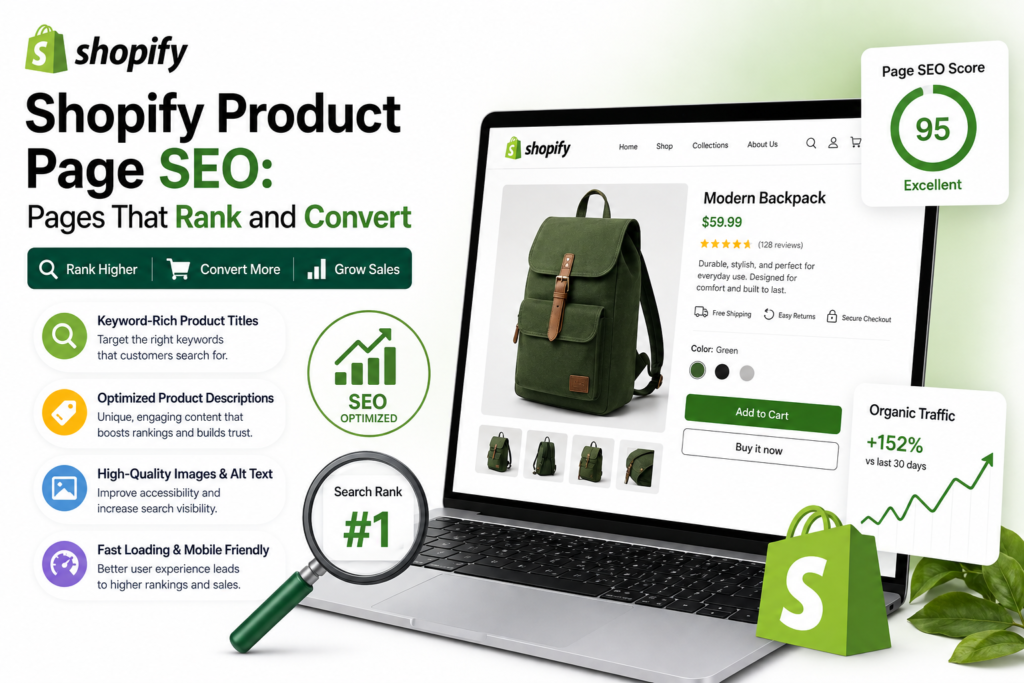 shopify product page seo
