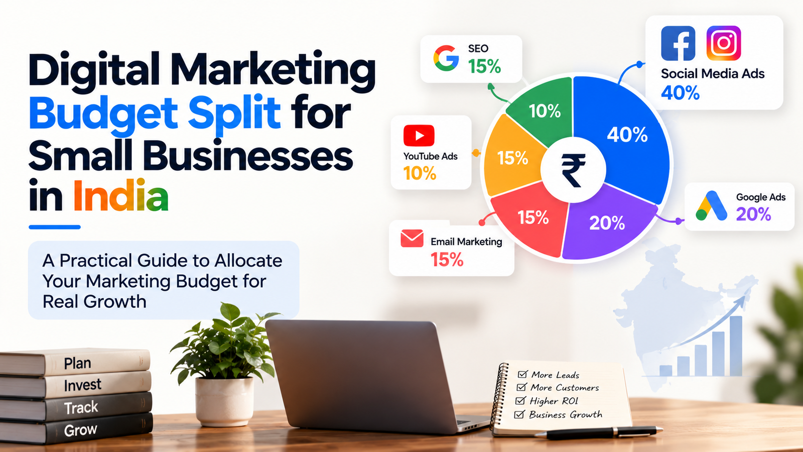 Digital Marketing Budget Split for Small Businesses in India